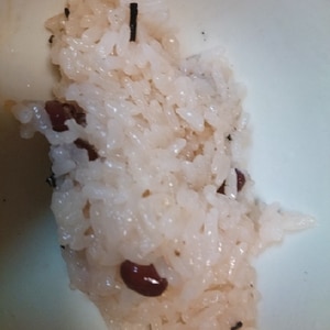 うるち米のみ。簡単炊飯器で赤飯